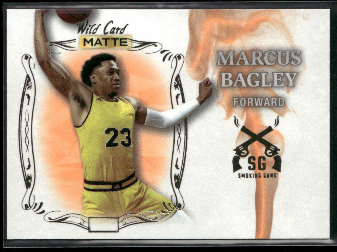 Marcus Bagley 2022 Wild Card Matte Smoking Guns White/Orange #SG-18