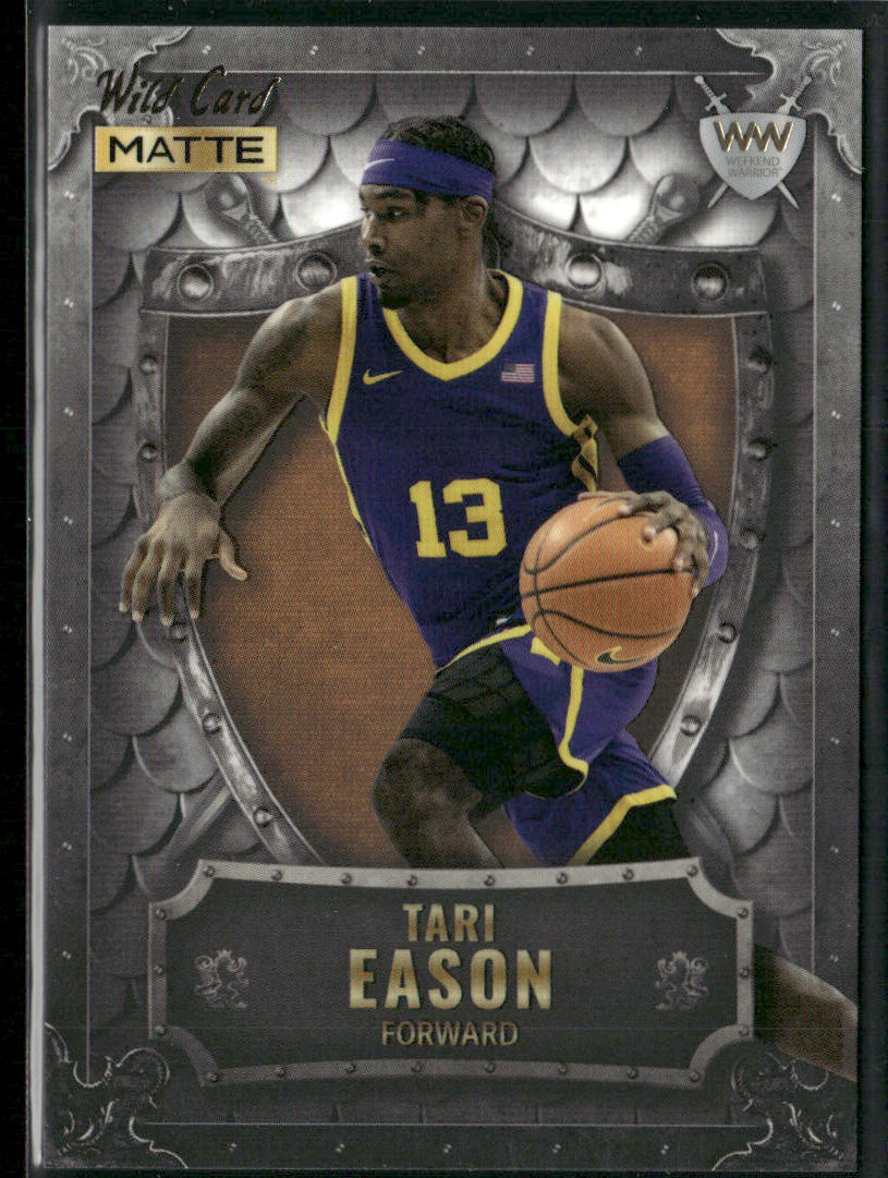 Tari Eason 2022 Wild Card Matte Weekend Warrior Silver/White/Orange #WW-37