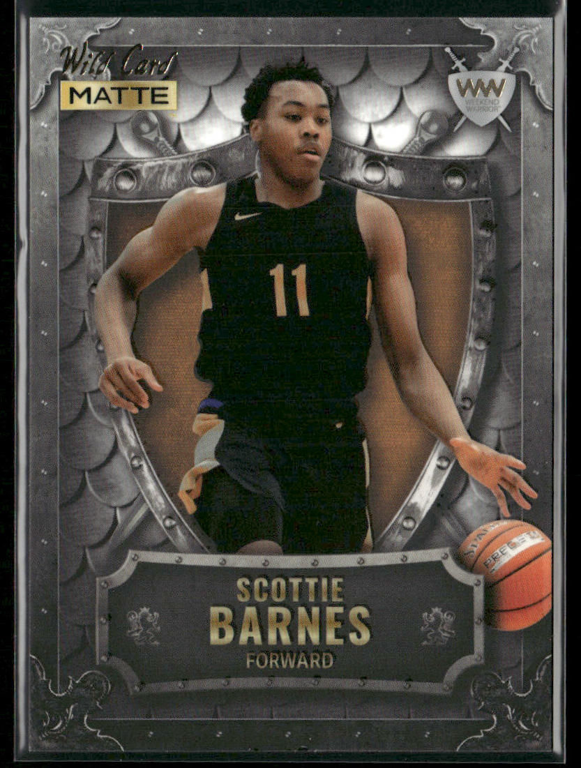 Scottie Barnes 2022 Wild Card Matte Weekend Warrior Silver/White/Orange #WW-36