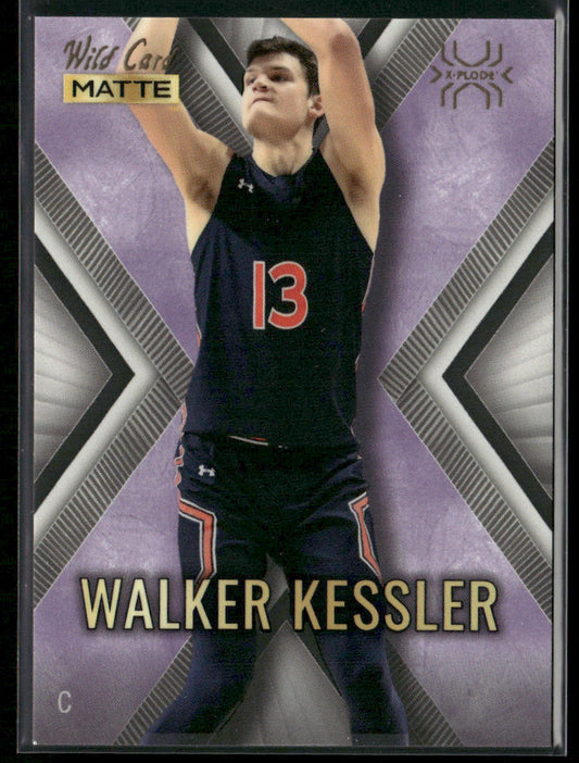 Walker Kessler 2022 Wild Card Matte X-Plode White/Purple X #MXP-43