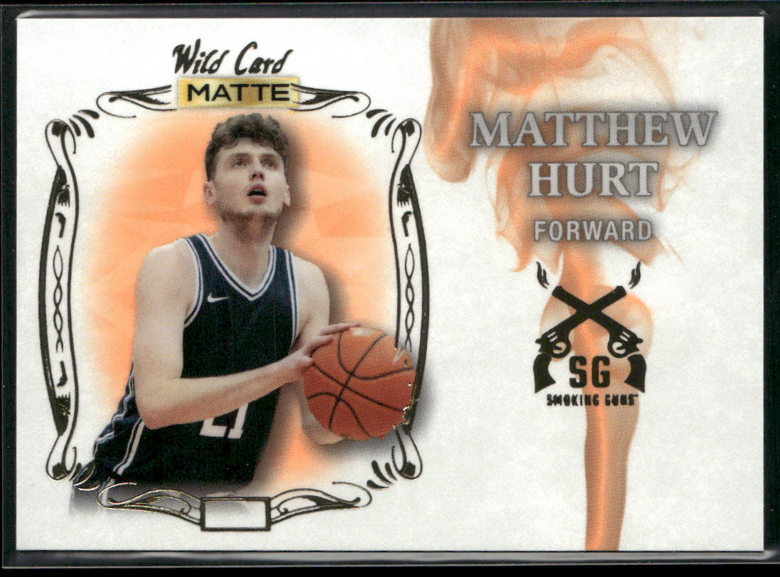 Matthew Hurt 2022 Wild Card Matte Smoking Guns White/Orange #SG-19