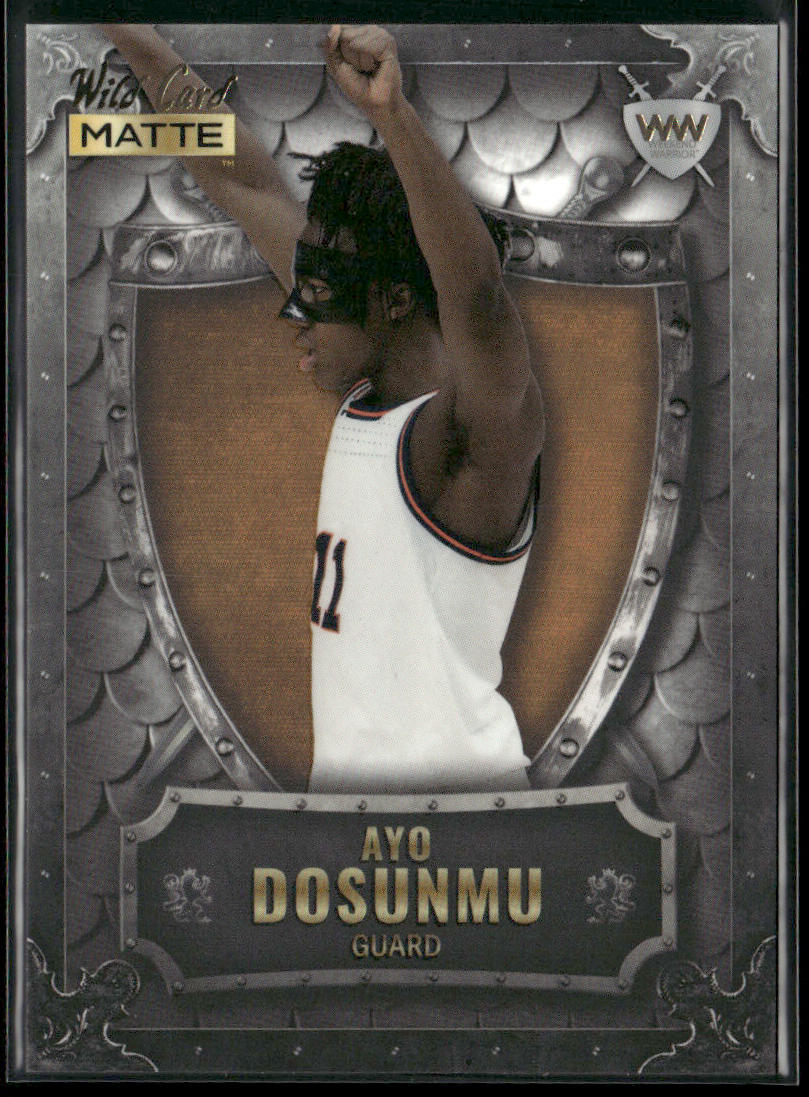 Ayo Dosunmu 2022 Wild Card Matte Weekend Warrior Silver/White/Orange #WW-3
