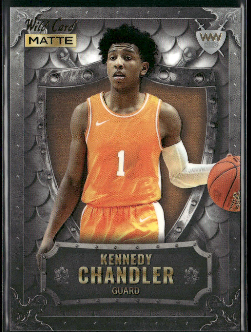 Kennedy Chandler 2022 Wild Card Matte Weekend Warrior Silver/White/Orange #WW-28