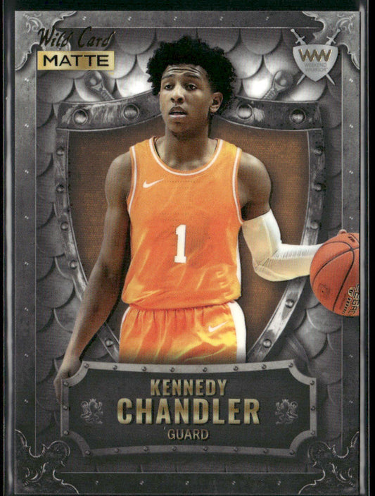 Kennedy Chandler 2022 Wild Card Matte Weekend Warrior Silver/White/Orange #WW-28