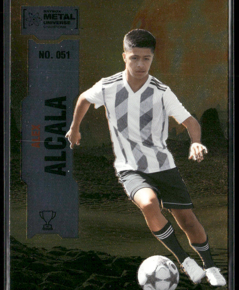 Alex Alcala 2022 SkyBox Metal Universe Champions #051