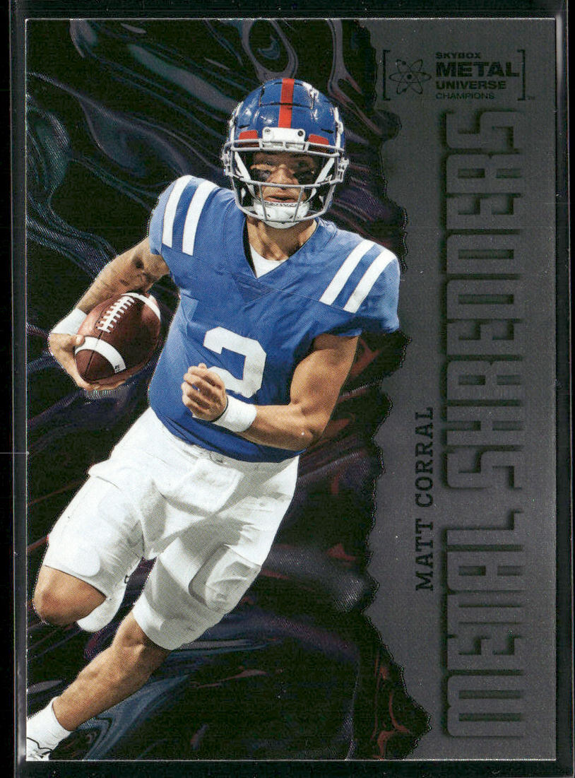 Matt Corral 2022 SkyBox Metal Universe Champions #126 front
