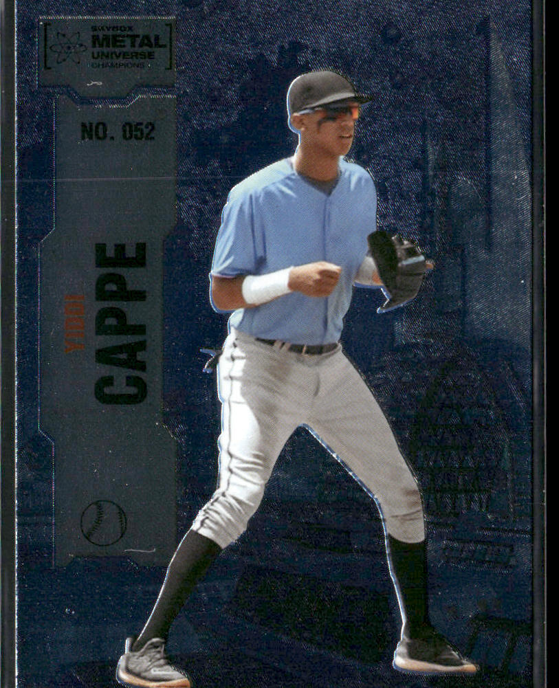 Yiddi Cappe 2022 SkyBox Metal Universe Champions #052 New York Yankees front