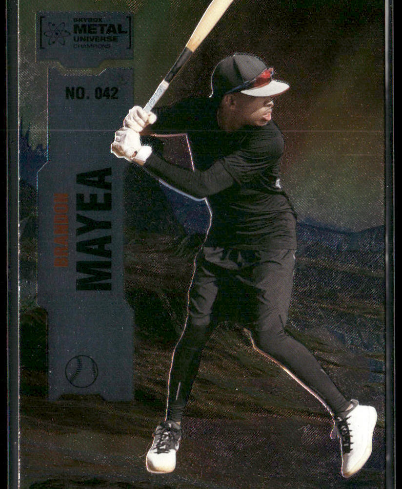 Brandon Mayea 2022 SkyBox Metal Universe Champions #042