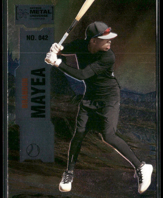 Brandon Mayea 2022 SkyBox Metal Universe Champions #042
