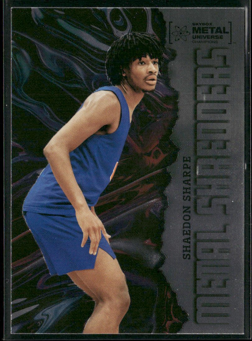 Shaedon Sharpe 2022 SkyBox Metal Universe Champions #147 front