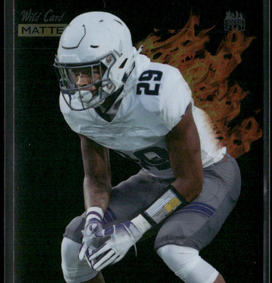 Greg Newsome II 2021 Wild Card Matte Red Hot Rookies Orange Flame #MRHR-23