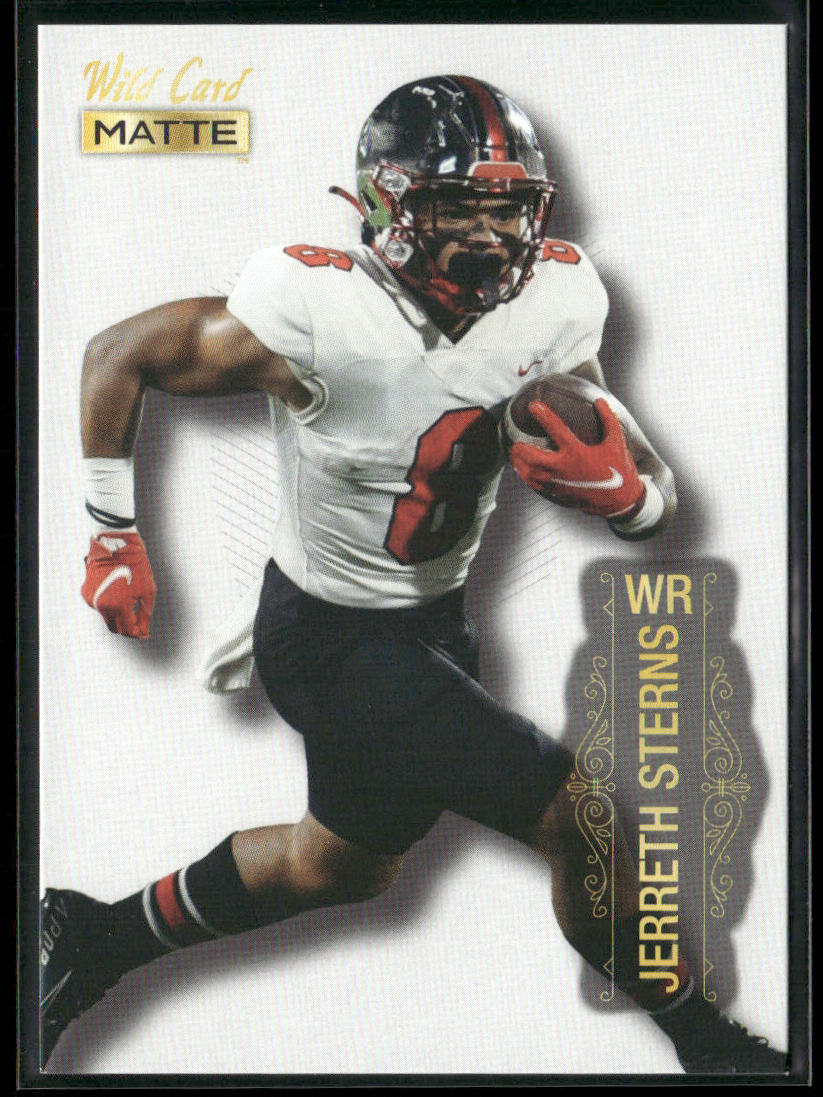 Jerreth Sterns 2022 Wild Card Matte White #MB-65 Western Kentucky Hilltoppers
