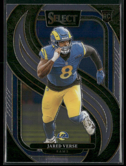 Jared Verse 2024 Panini Select #132 RC Los Angeles Rams