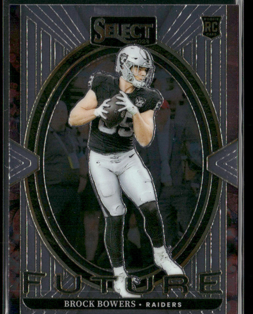 Brock Bowers 2024 Panini Select Select Future #3 Las Vegas Raiders front