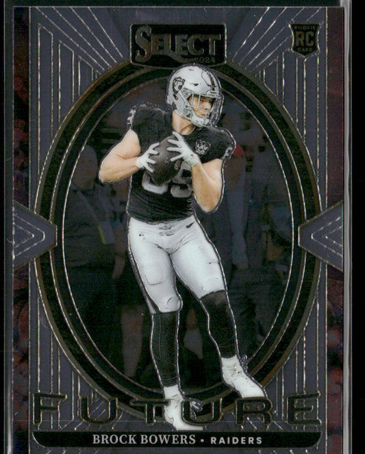 Brock Bowers 2024 Panini Select Select Future #3 Las Vegas Raiders front
