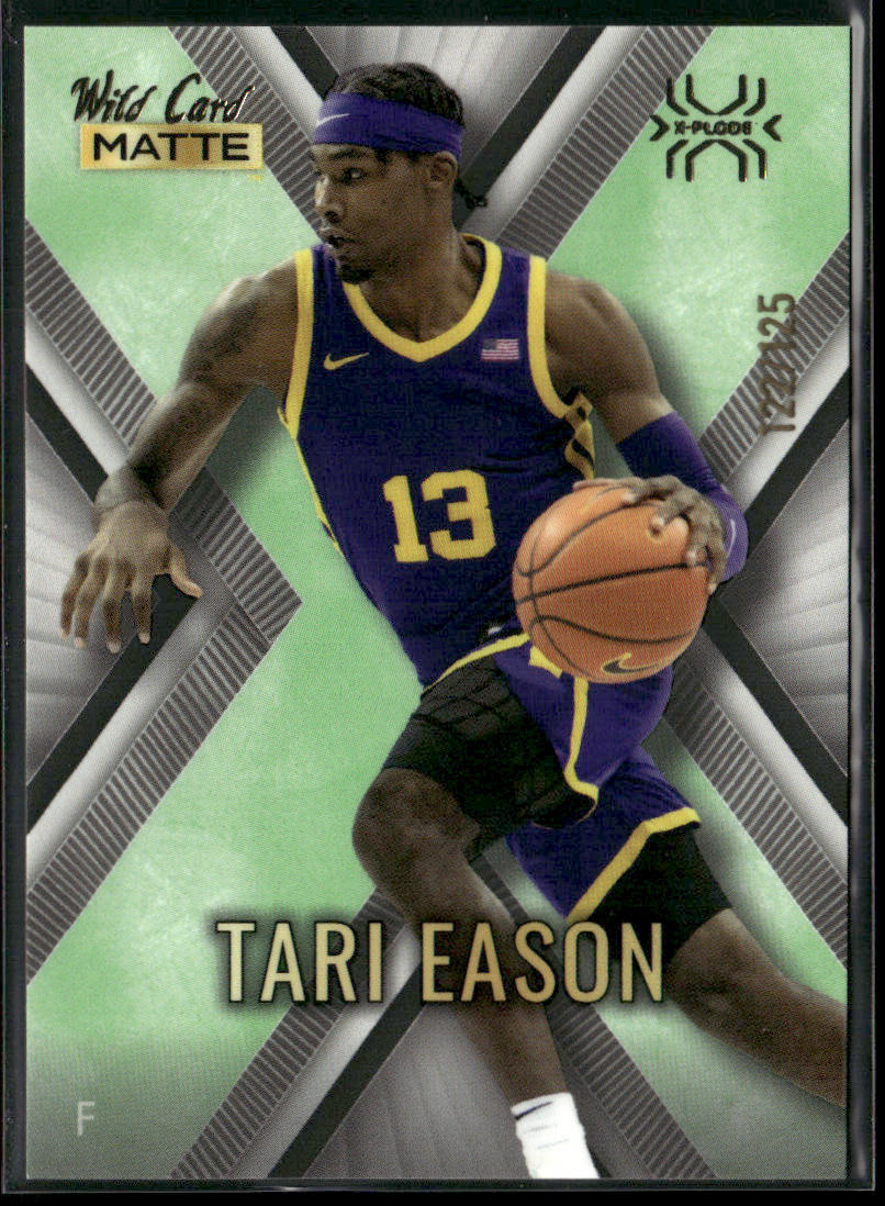 Tari Eason 2022 Wild Card Matte X-Plode White/Green X #MXP-37 SN