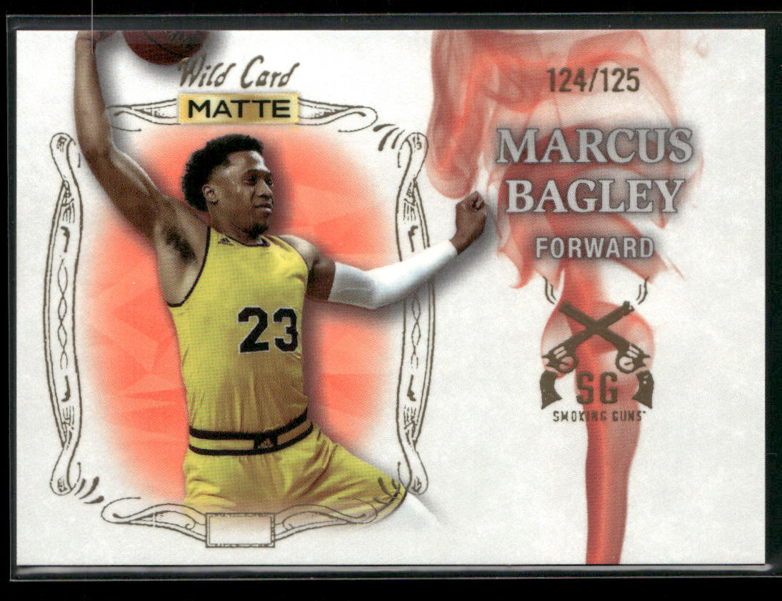 Marcus Bagley 2022 Wild Card Matte Smoking Guns White/Red #SG-18 SN