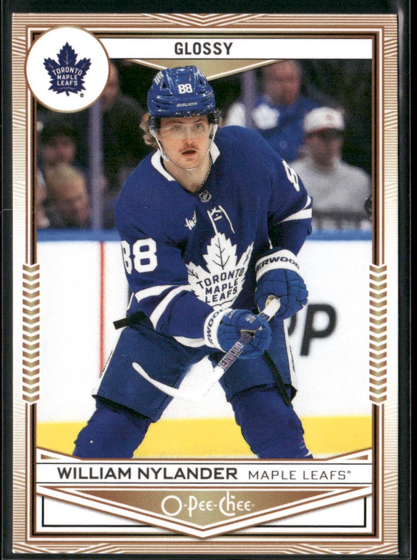 William Nylander 2024-25 Upper Deck O-Pee-Chee Glossy #OG-4 Toronto Maple Leafs front