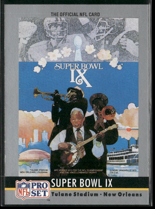 Super Bowl 1990 Pro Set Super Bowl Collectibles #9 front