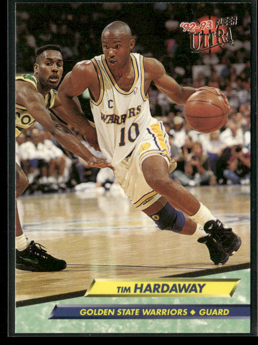 Tim Hardaway 1992-93 Ultra #64 Golden State Warriors front