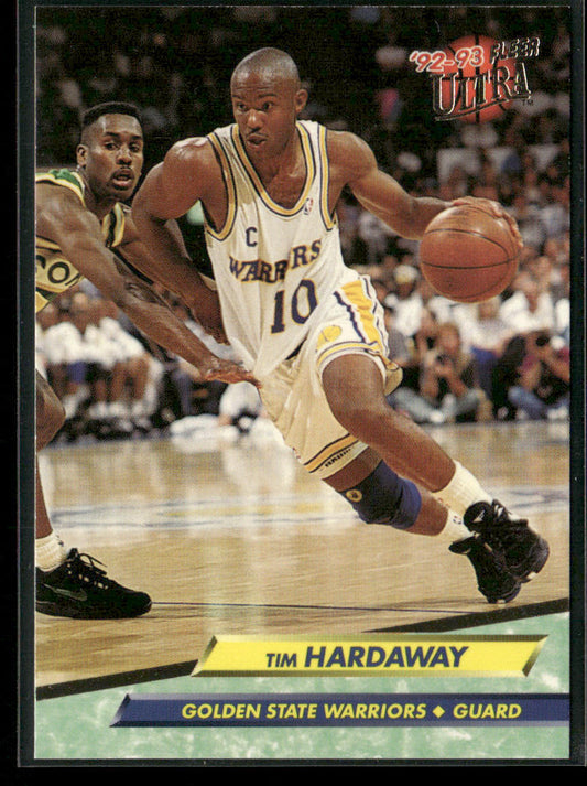 Tim Hardaway 1992-93 Ultra #64 Golden State Warriors front