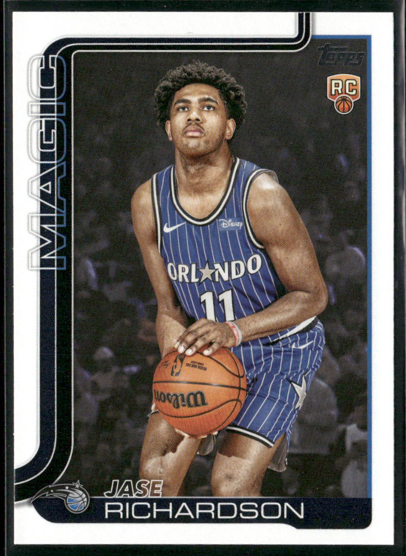 Jase Richardson 2025-26 Topps #225 RC Orlando Magic