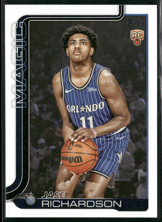 Jase Richardson 2025-26 Topps #225 RC Orlando Magic