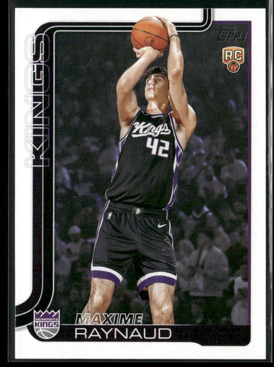 Maxime Raynaud 2025-26 Topps #243 RC Sacramento Kings