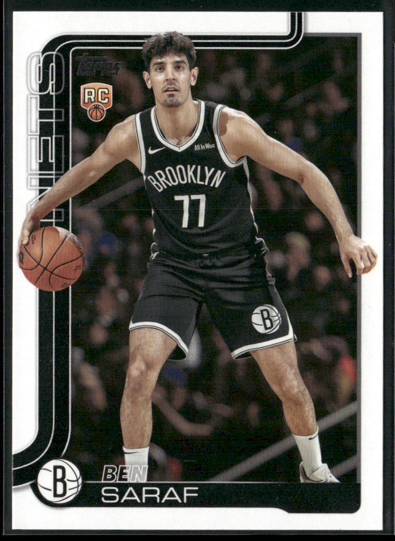 Ben Saraf 2025-26 Topps #226 RC Brooklyn Nets