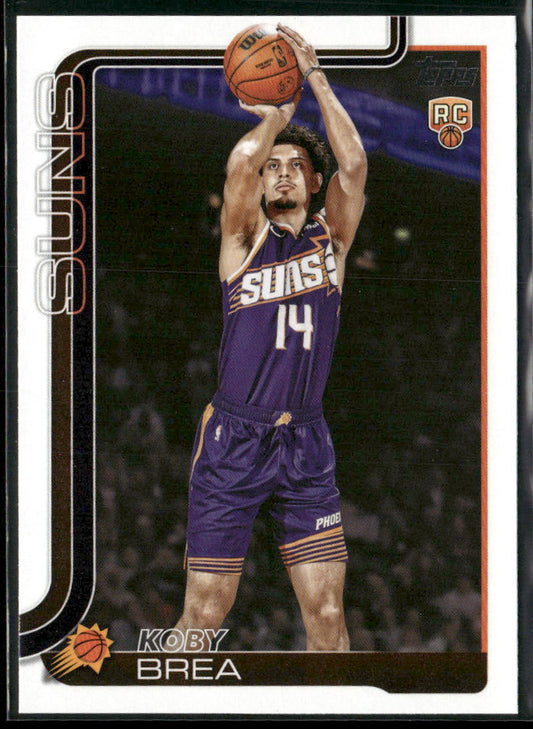 Koby Brea 2025-26 Topps #242 RC Phoenix Suns