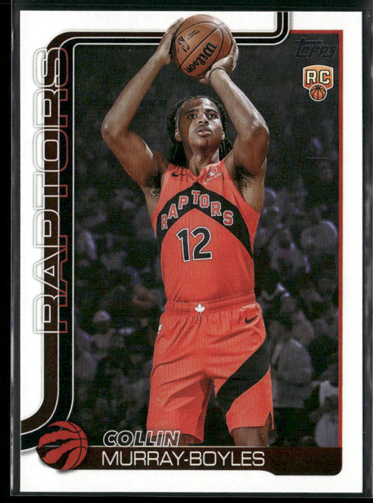 Collin Murray-Boyles 2025-26 Topps #209 RC Toronto Raptors
