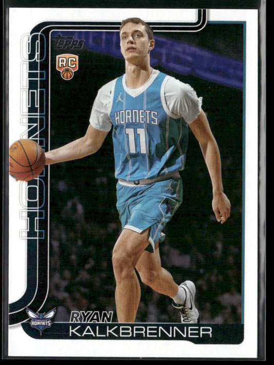 Ryan Kalkbrenner 2025-26 Topps #234 RC Charlotte Hornets