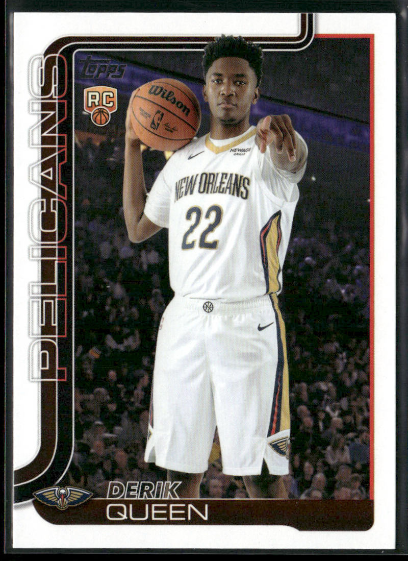 Derik Queen 2025-26 Topps #213 RC New Orleans Pelicans