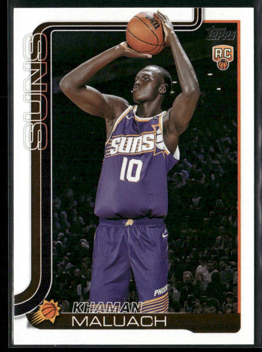 Khaman Maluach 2025-26 Topps #210 RC Phoenix Suns