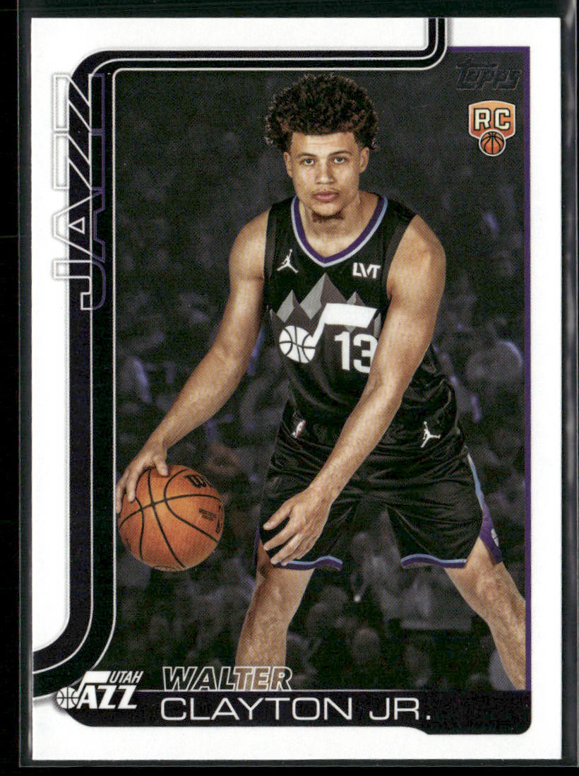 Walter Clayton Jr. 2025-26 Topps #218 RC Utah Jazz