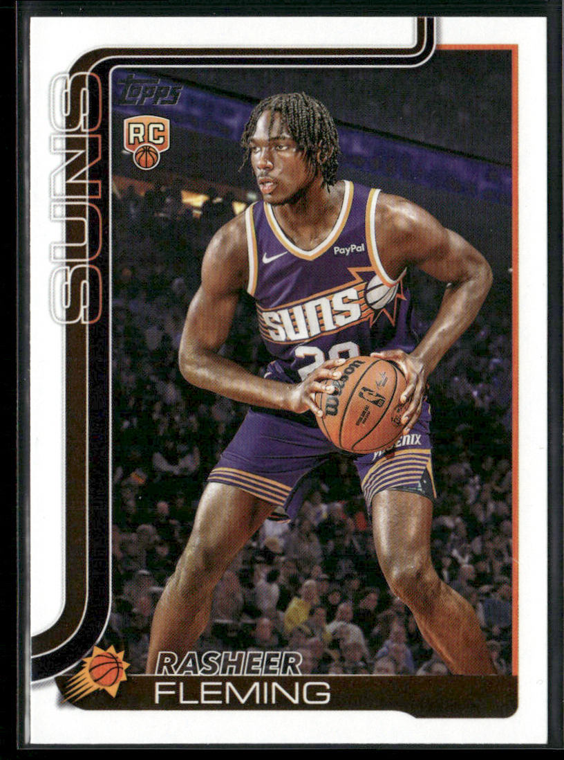 Rasheer Fleming 2025-26 Topps #231 RC Phoenix Suns