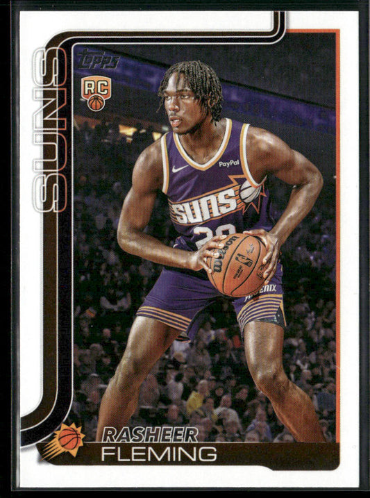 Rasheer Fleming 2025-26 Topps #231 RC Phoenix Suns