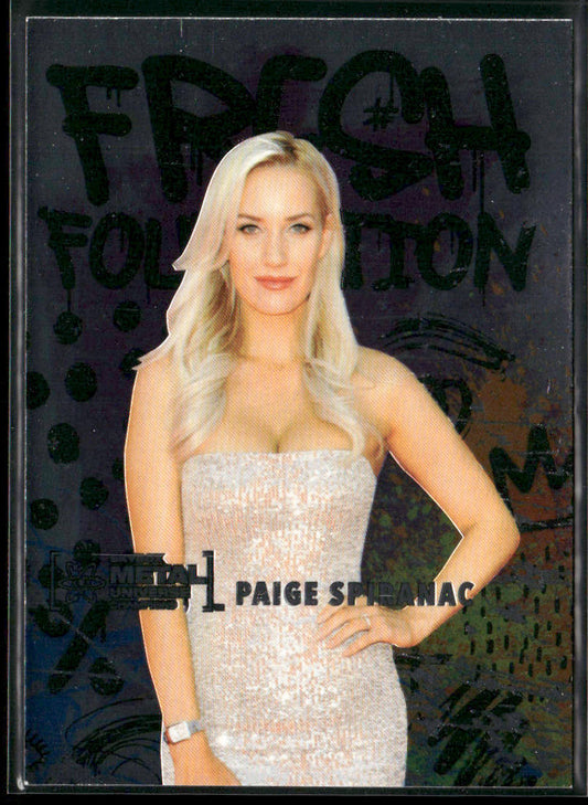 Paige Spiranac 2021 SkyBox Metal Universe Champions Fresh Foundation #FF36