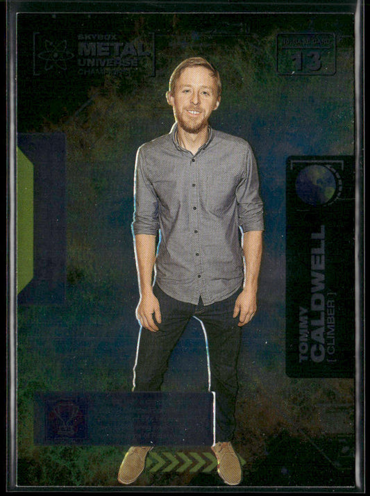 Tommy Caldwell 2021 SkyBox Metal Universe Champions #13