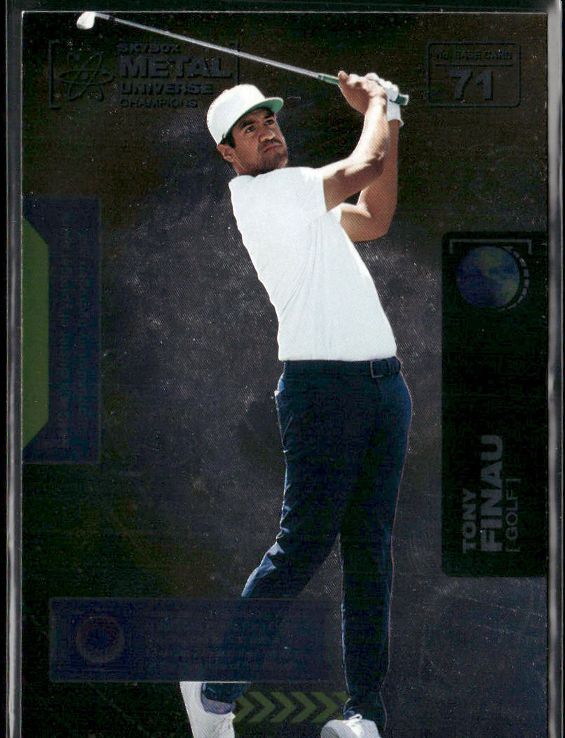 Tony Finau 2021 SkyBox Metal Universe Champions #71 RC