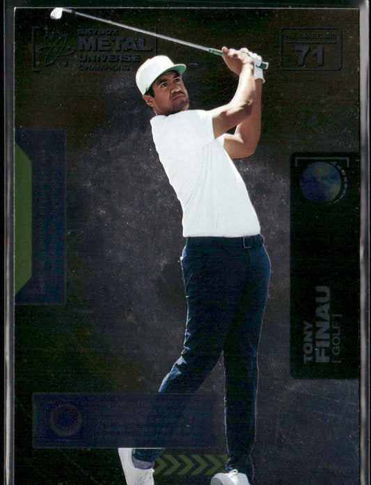 Tony Finau 2021 SkyBox Metal Universe Champions #71 RC