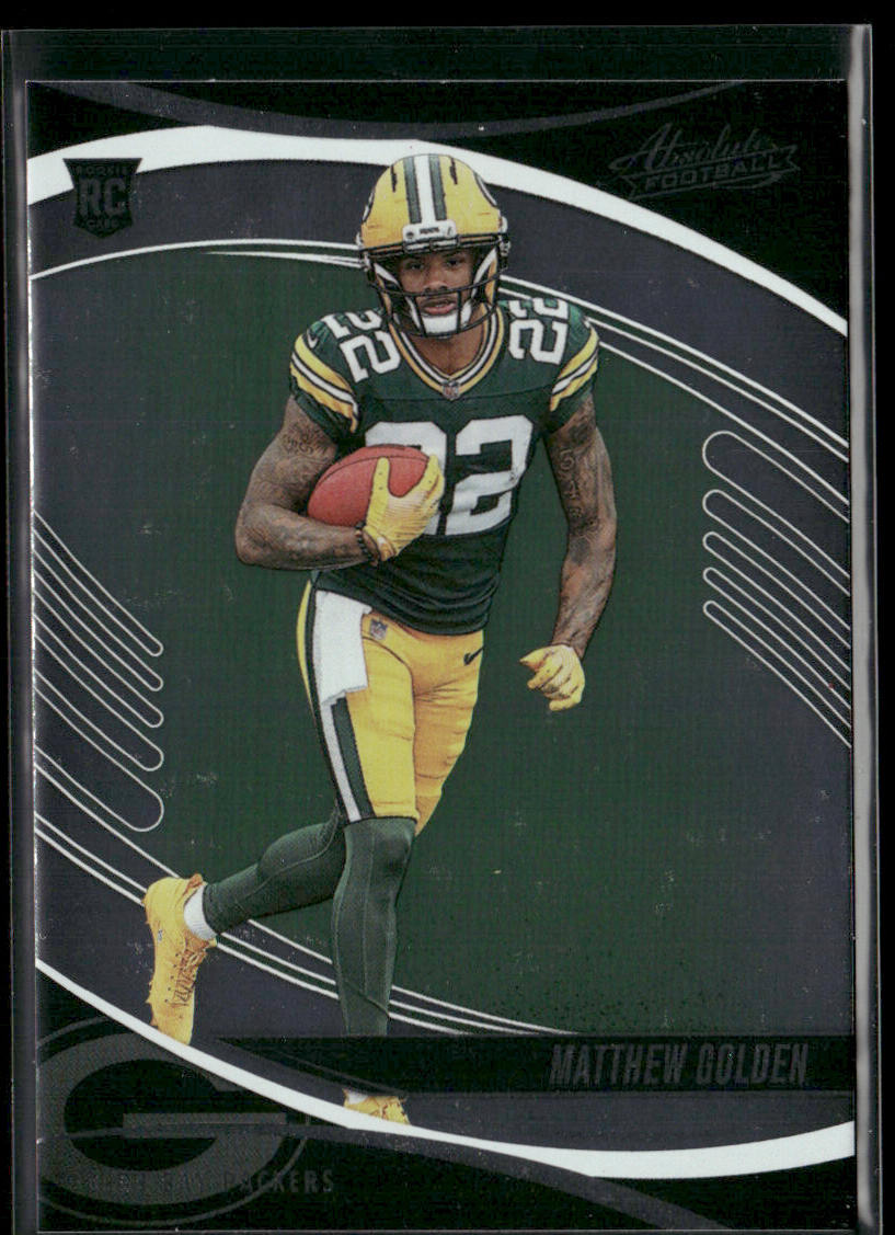 Matthew Golden 2025 Panini Absolute Retail #158 RC Green Bay Packers