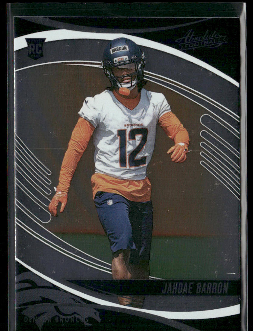Jahdae Barron 2025 Panini Absolute Retail #131 RC Denver Broncos