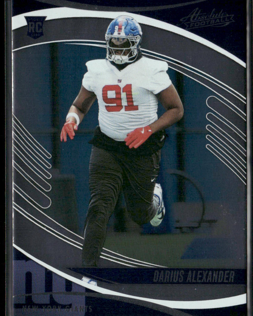 Darius Alexander 2025 Panini Absolute Retail #115 RC New York Giants