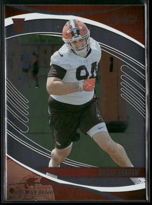 Mason Graham 2025 Panini Absolute Retail #156 RC Cleveland Browns front