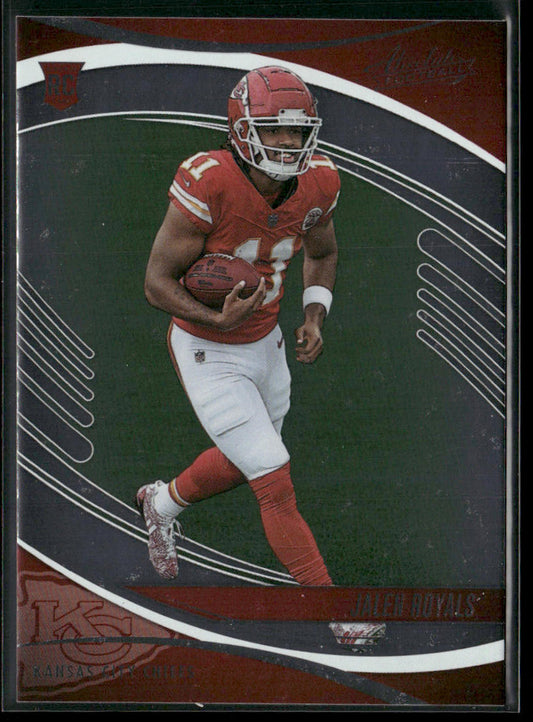 Jalen Royals 2025 Panini Absolute Retail #133 RC Kansas City Chiefs