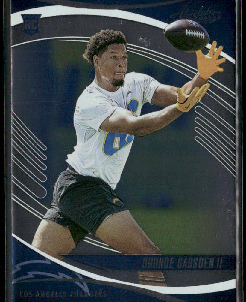 Oronde Gadsden II 2025 Panini Absolute Retail #167 RC Los Angeles Chargers front