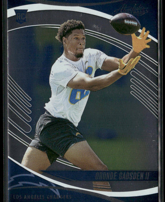 Oronde Gadsden II 2025 Panini Absolute Retail #167 RC Los Angeles Chargers front