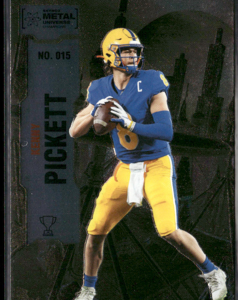 Kenny Pickett 2022 SkyBox Metal Universe Champions #015 front