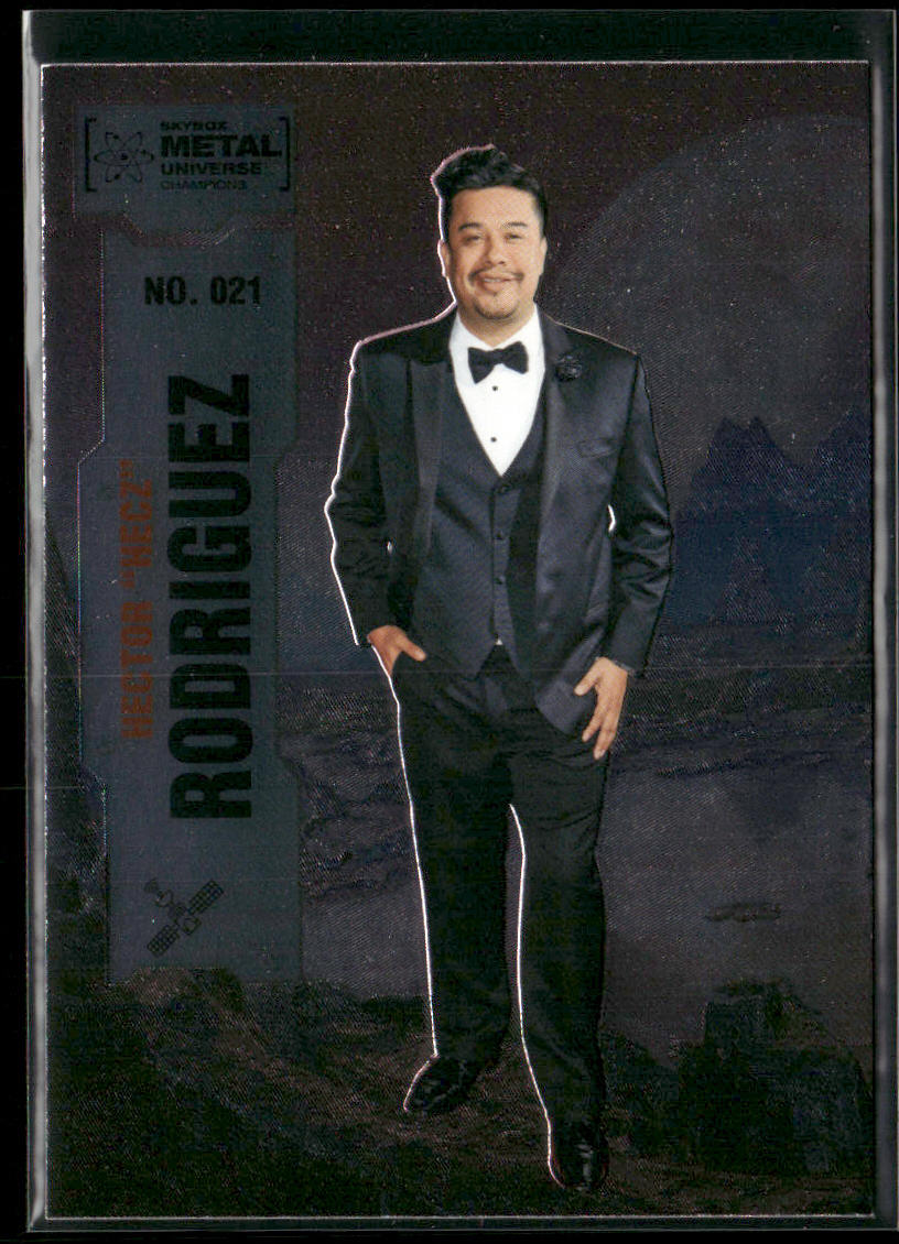 Hector Rodriguez 2022 SkyBox Metal Universe Champions #021 front
